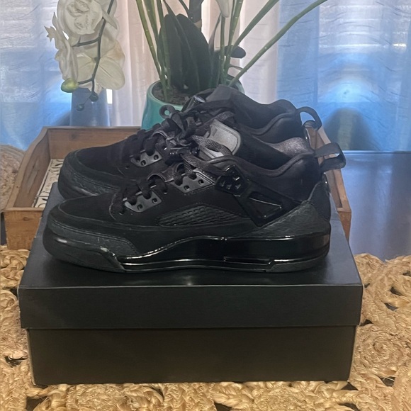 Jordan Other - Jordan Big Kids' Spizike Low All-Black Sneakers